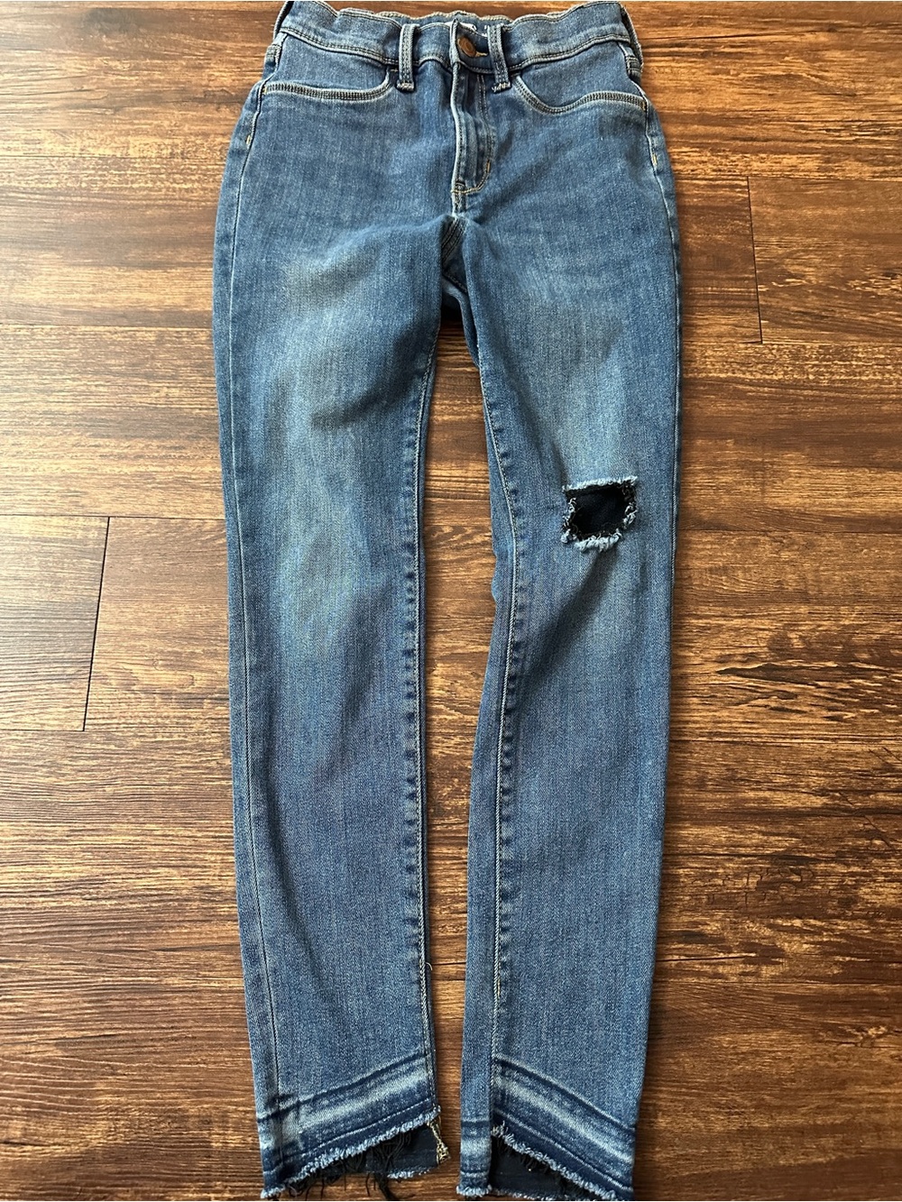 OLD NAVY 14 Ballerina Built in tough stretch blue jean jeggings